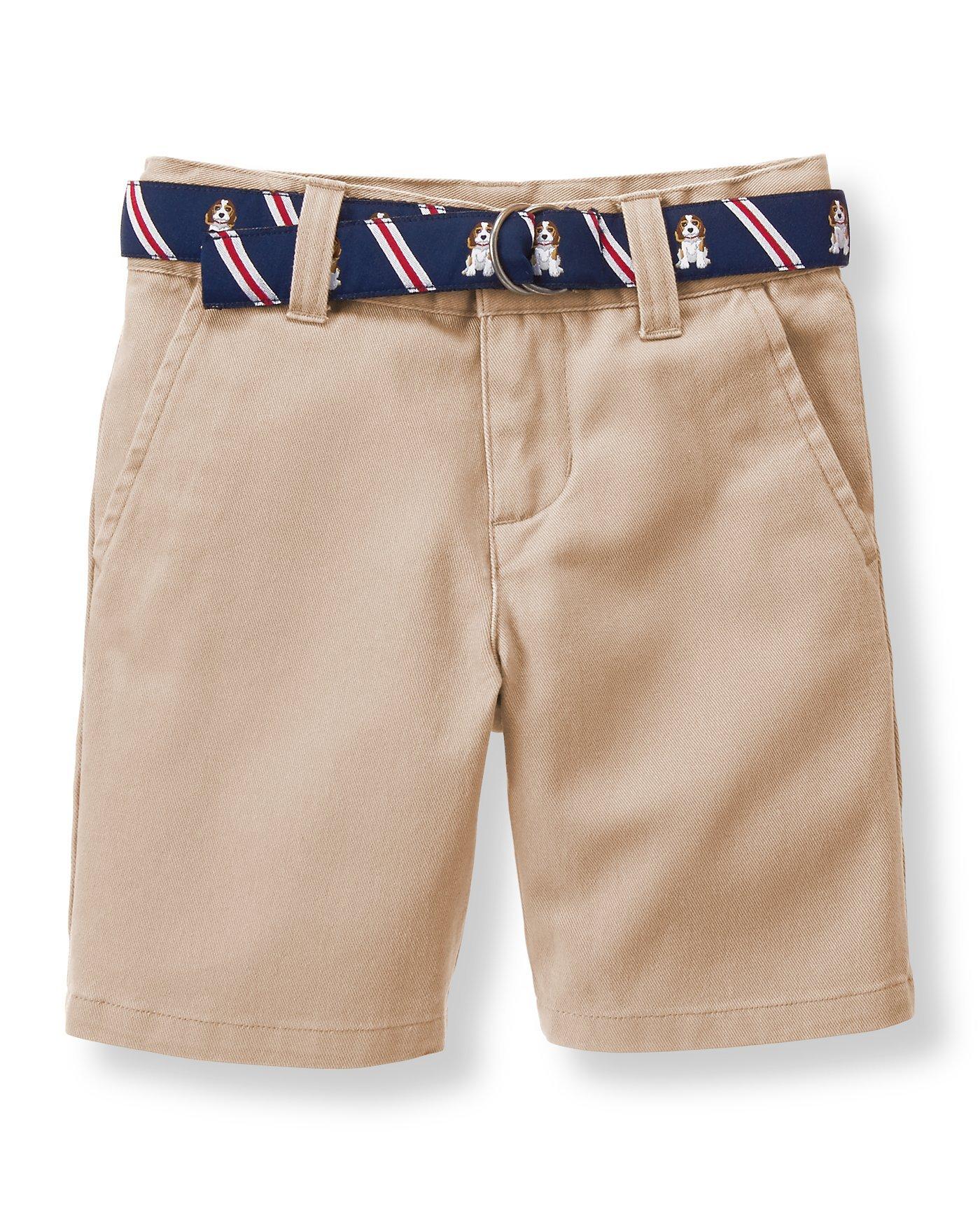 Belted Twill Short image number 0