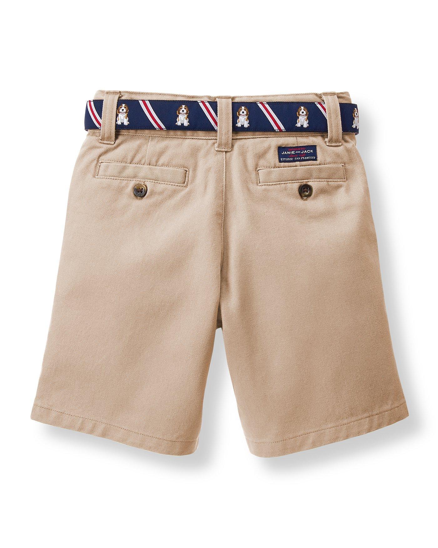 Belted Twill Short image number 1