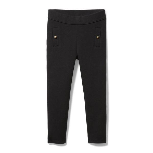 Janie and Jack Button Ponte Pant