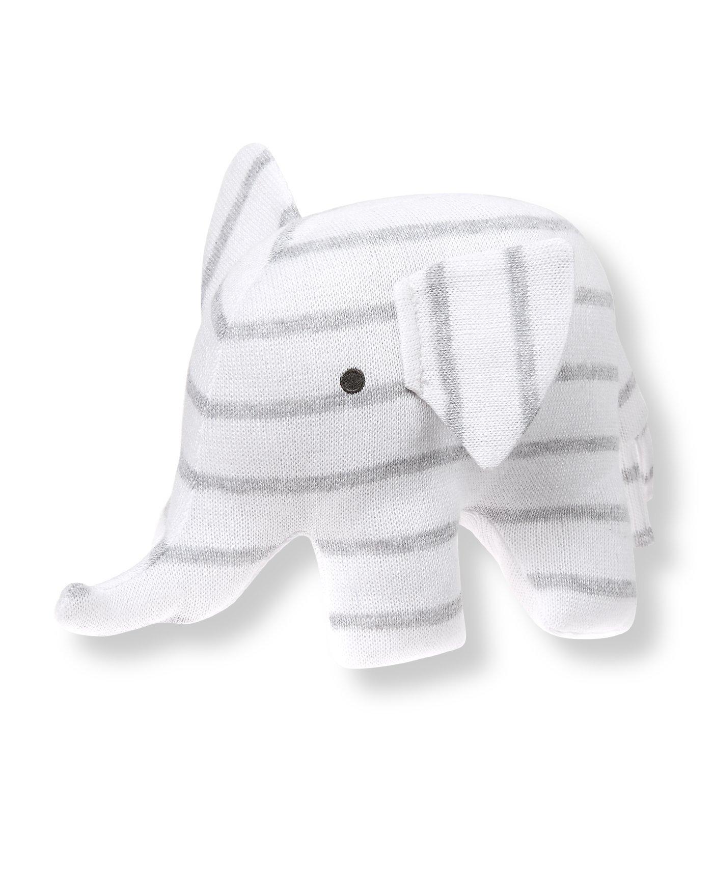 Plush Elephant Rattle image number 0