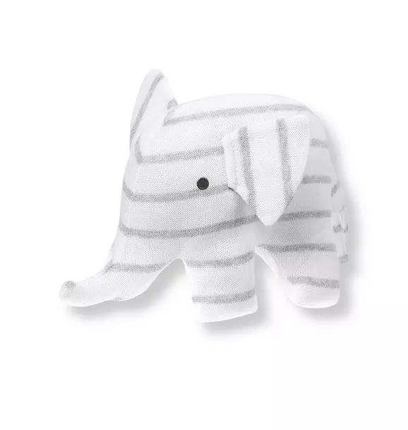 Plush Elephant Rattle image number 0