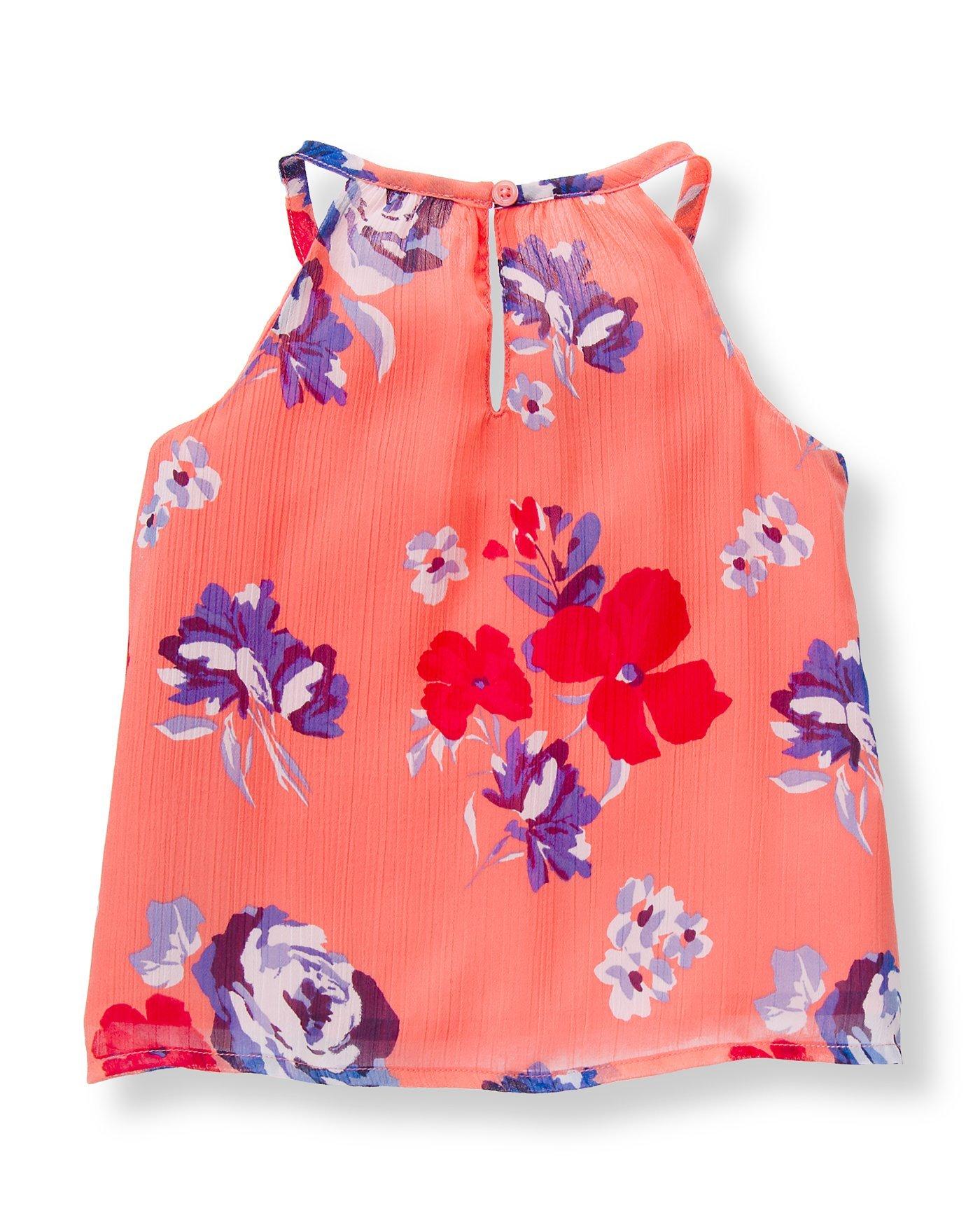 Floral Chiffon Top image number 1