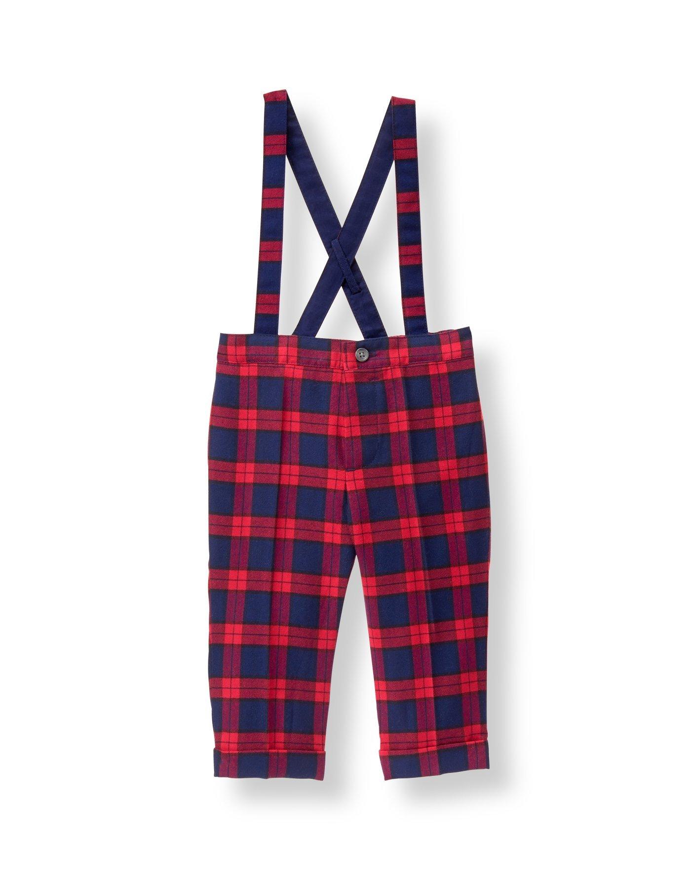 Plaid Suspender Pant image number 0