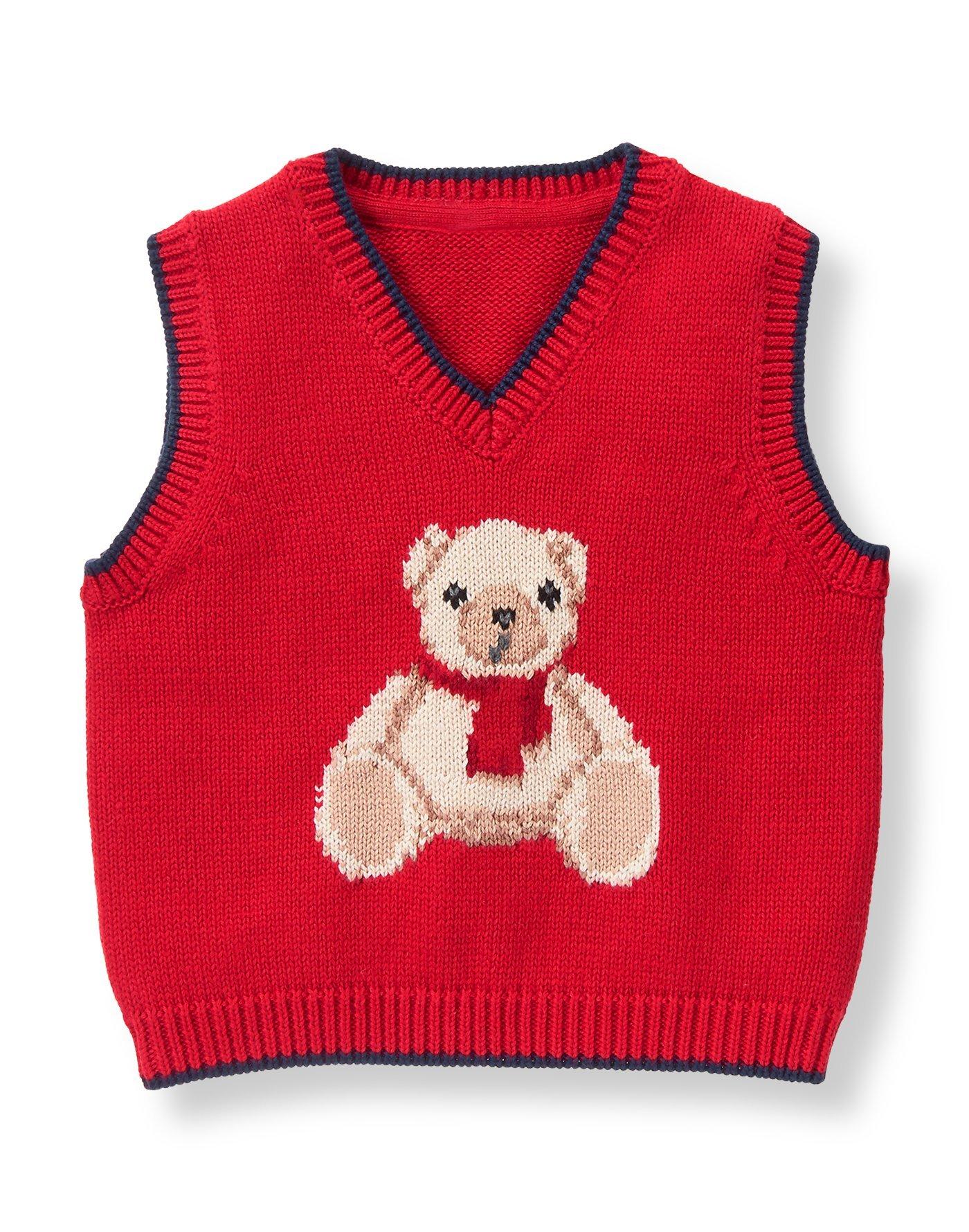 Teddy Bear Sweater Vest image number 0