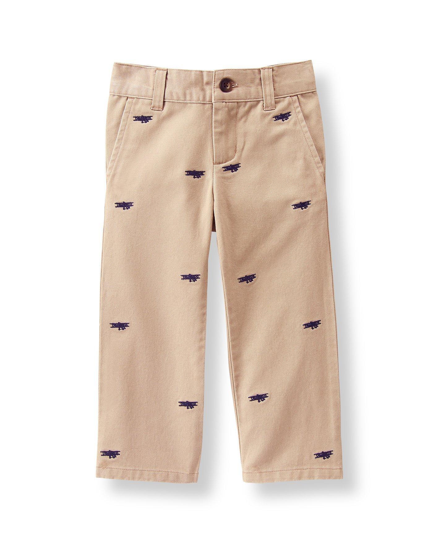 Embroidered Plane Pant image number 0
