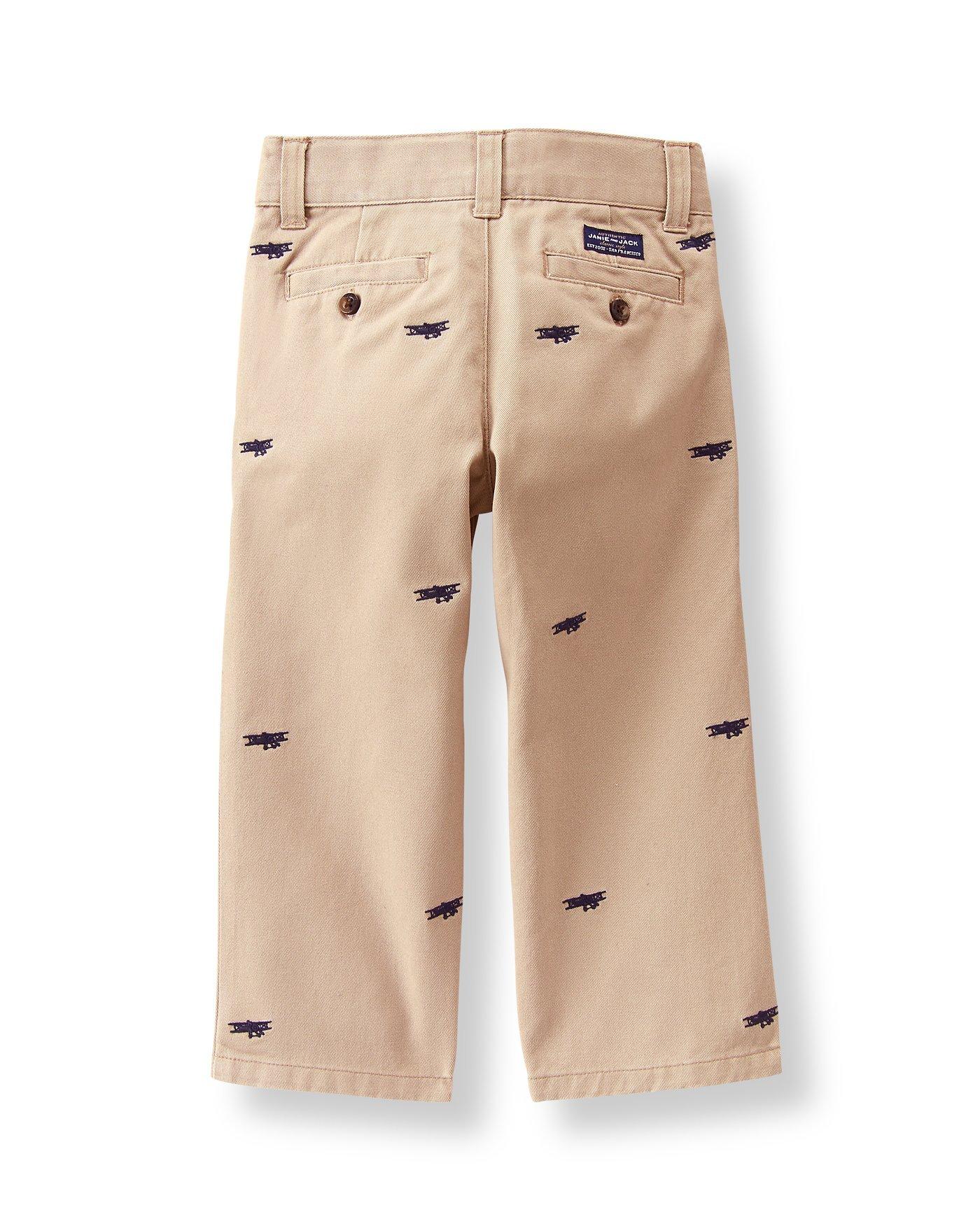 Embroidered Plane Pant image number 1