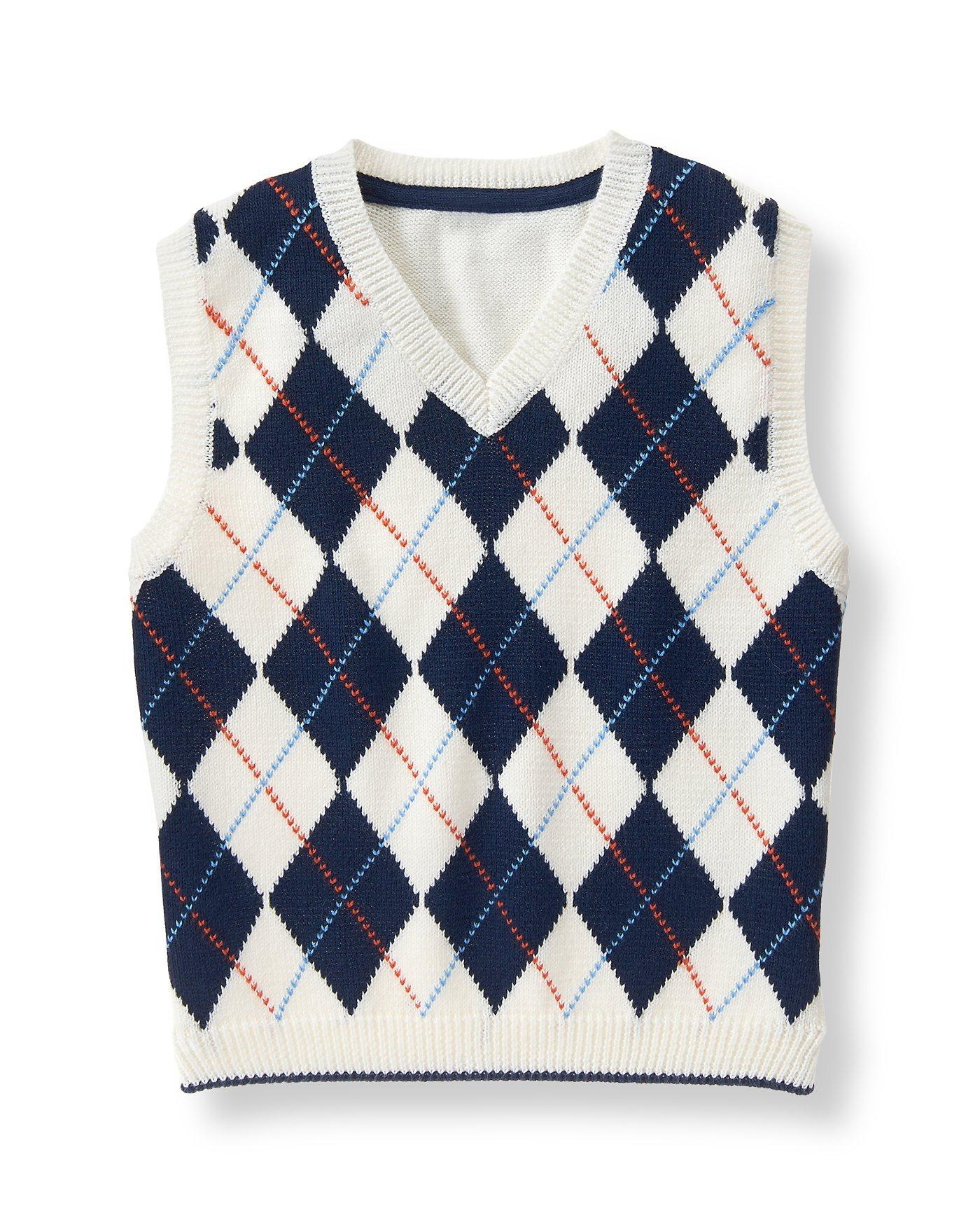 Argyle hot sale sweater vest