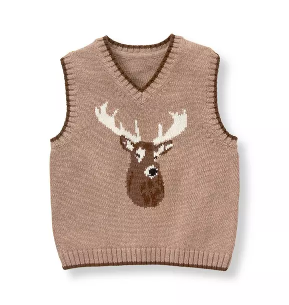 Reindeer Sweater Vest image number 0