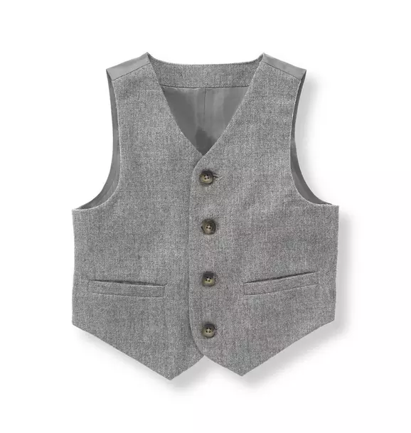 Herringbone Suit Vest image number 0