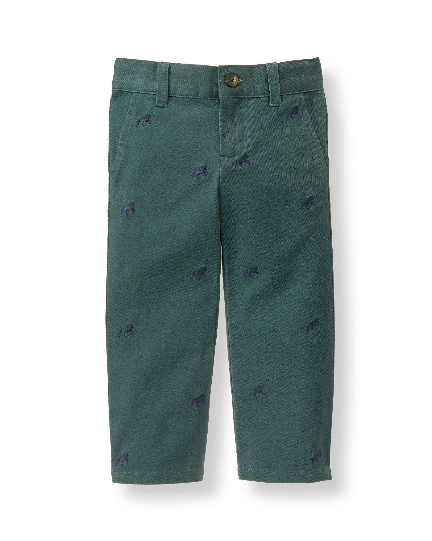 Embroidered Horse Pant image number 0