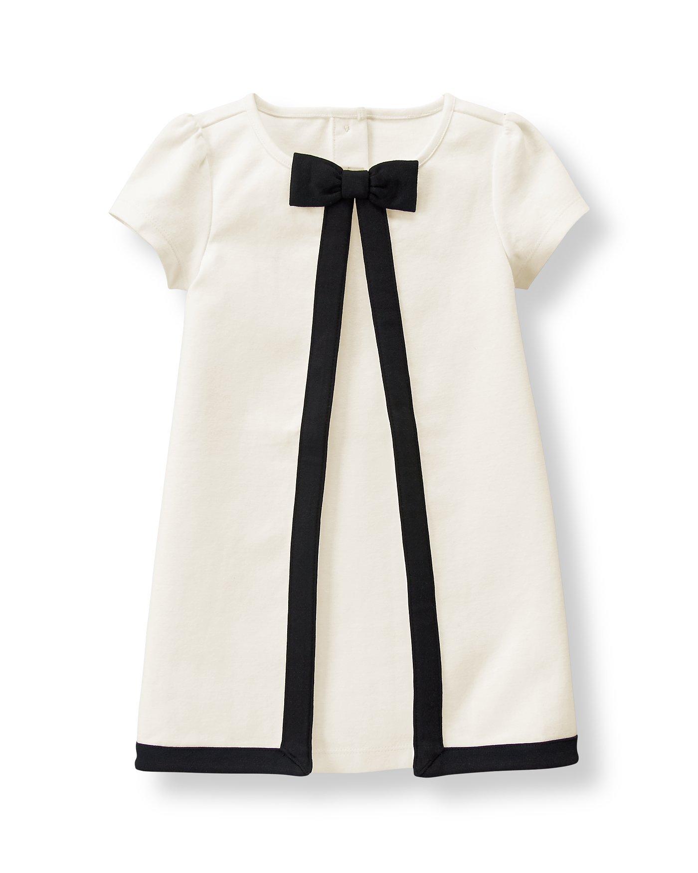 Collections Ivory Tipped Ponte Dress by Janie and Jack