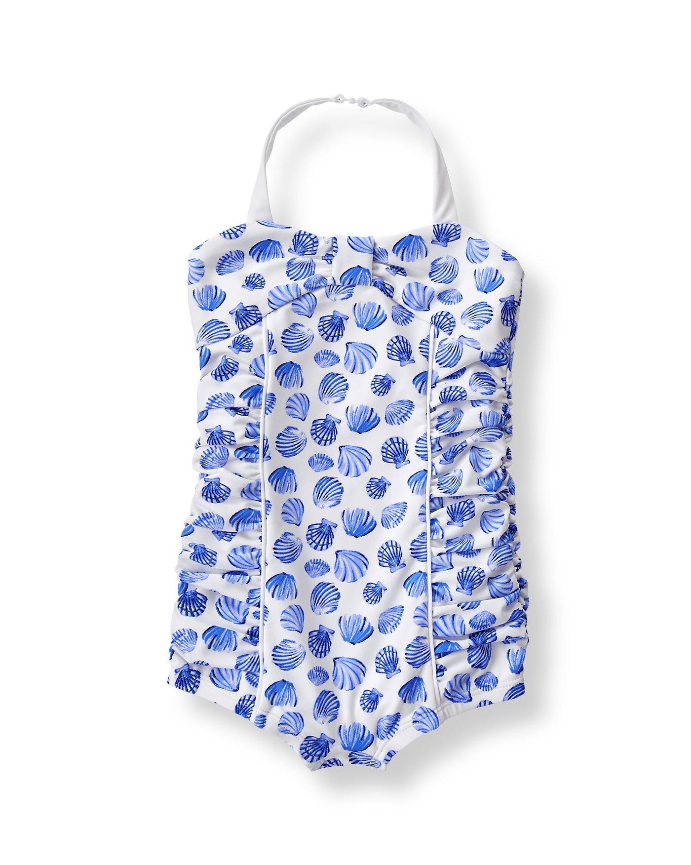 Shell Print Swimsuit image number 0