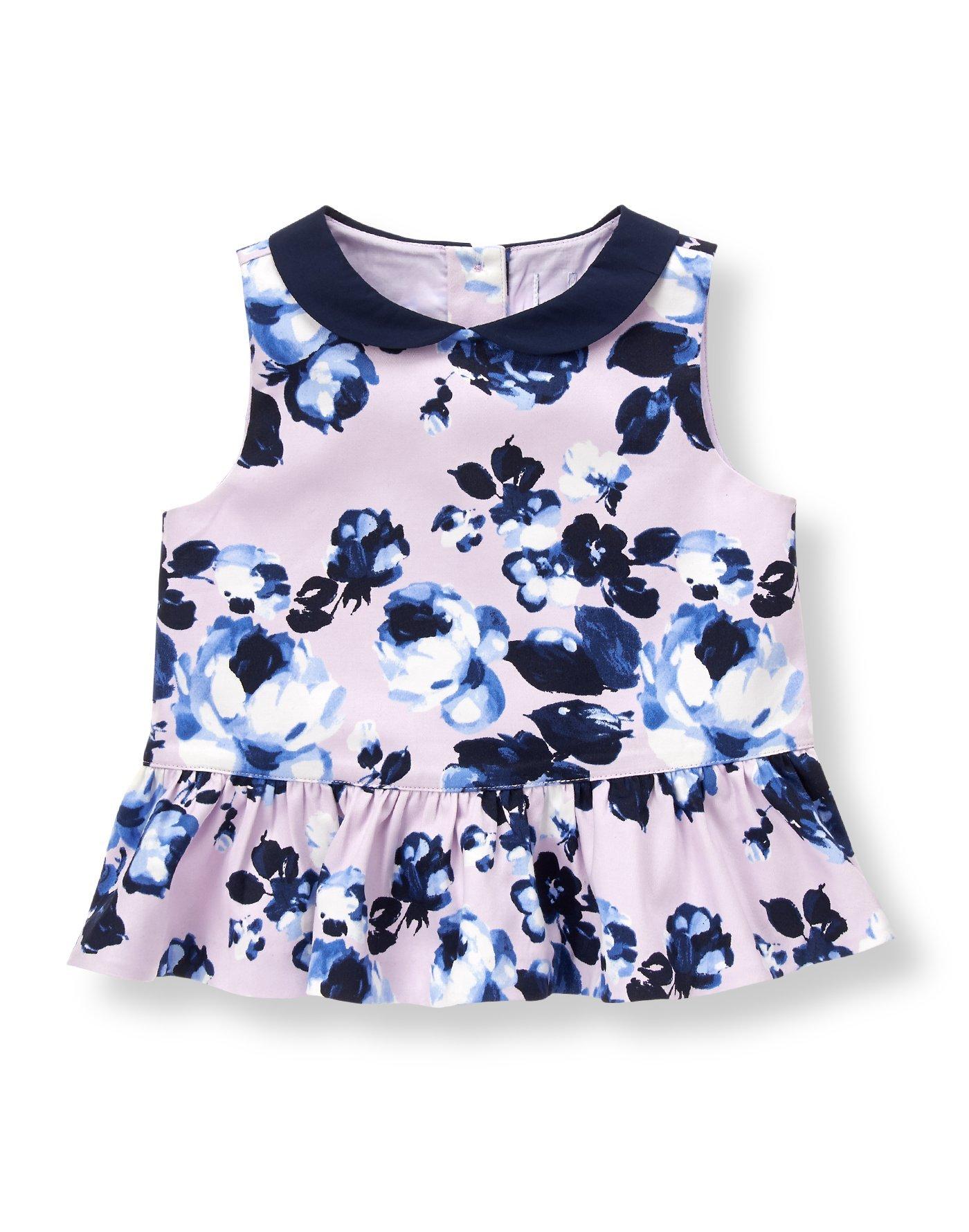Floral Sateen Top image number 0