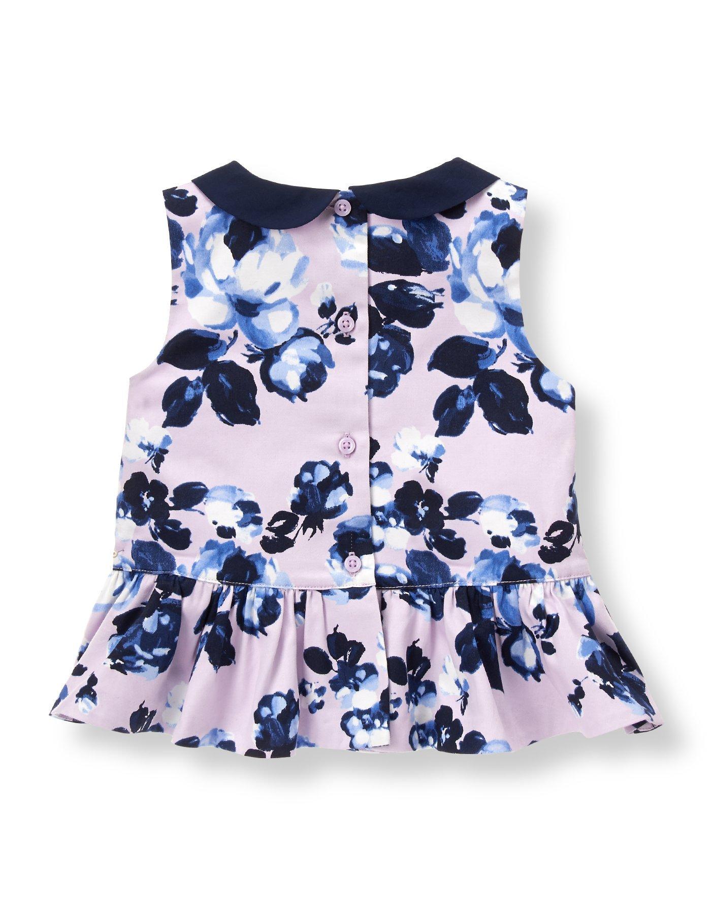 Floral Sateen Top image number 1