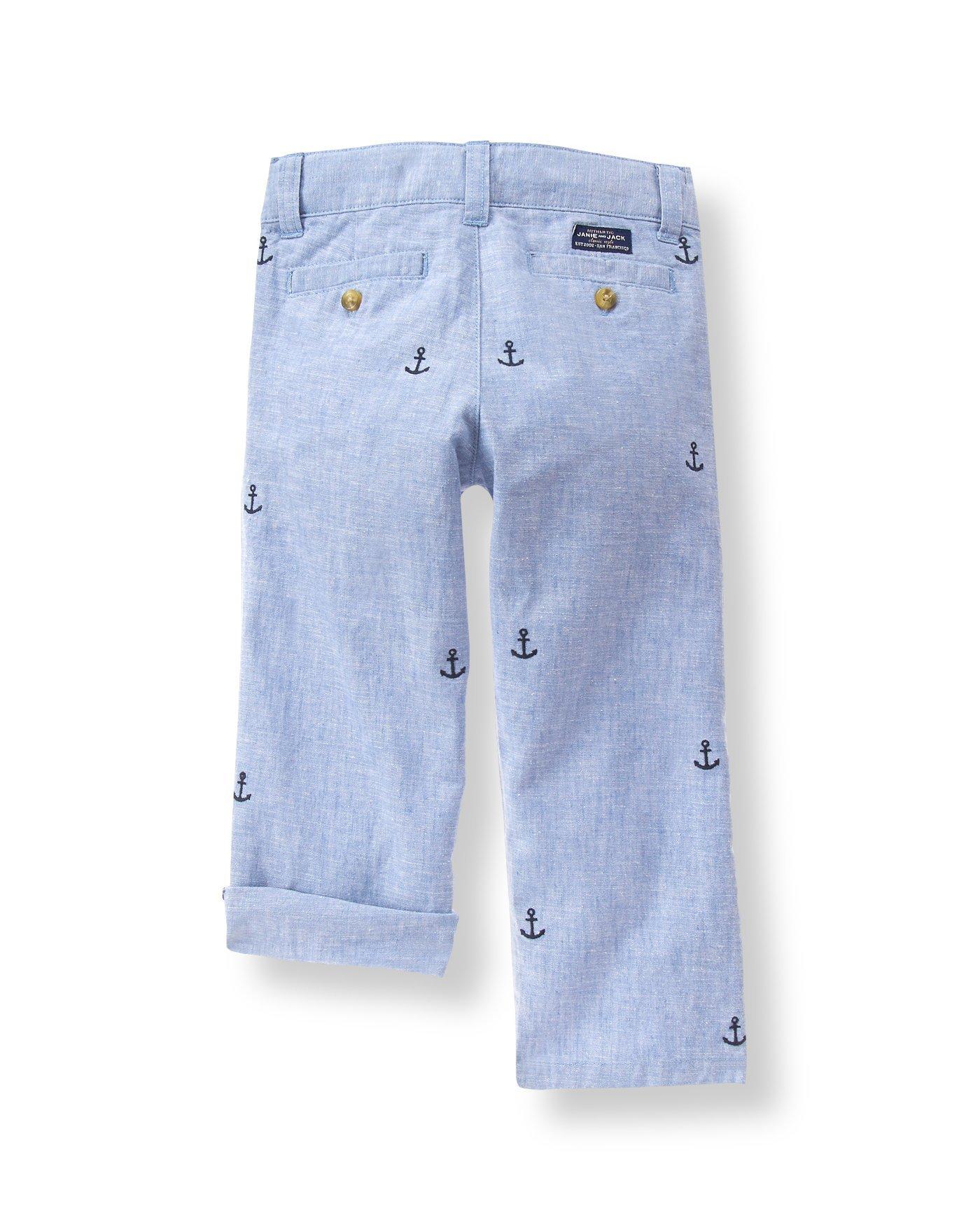 Linen Blend Anchor Pant image number 1