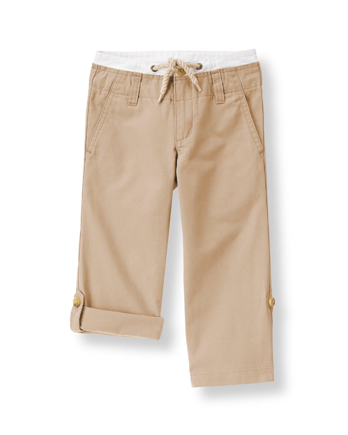 Canvas Roll-Cuff Pant image number 0