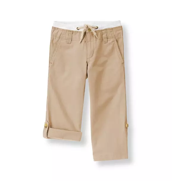 Canvas Roll-Cuff Pant image number 0