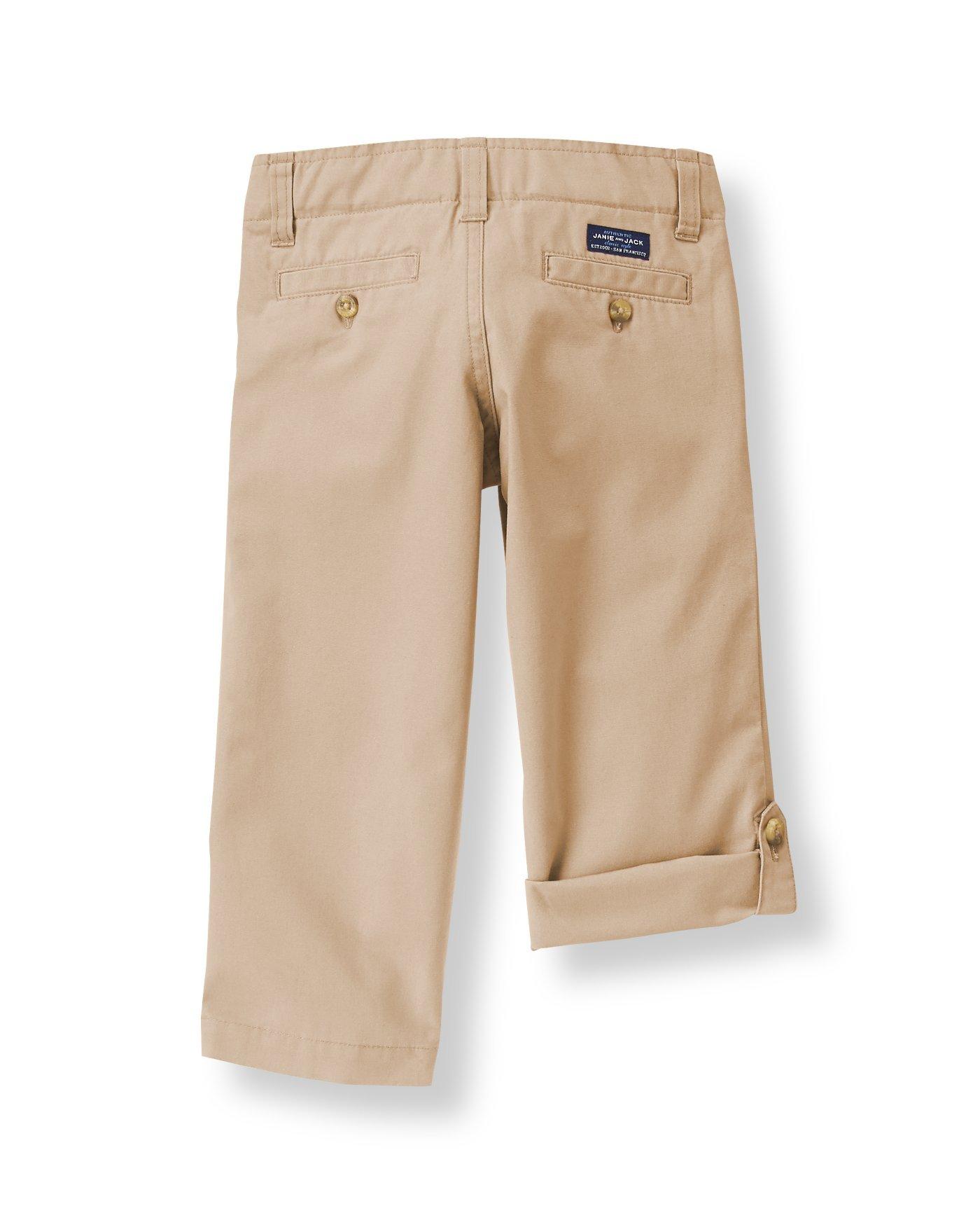 Canvas Roll-Cuff Pant image number 1