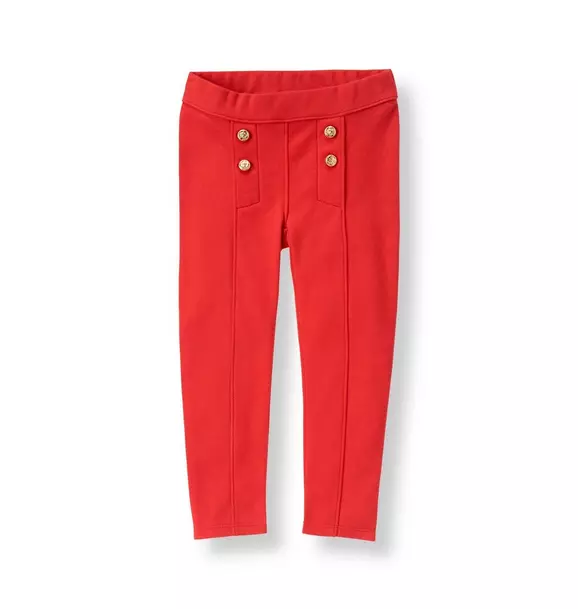 Double Button Ponte Pant image number 0