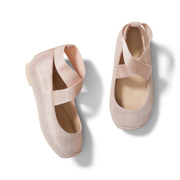 Janie and Jack Shimmer Ballet Flat
