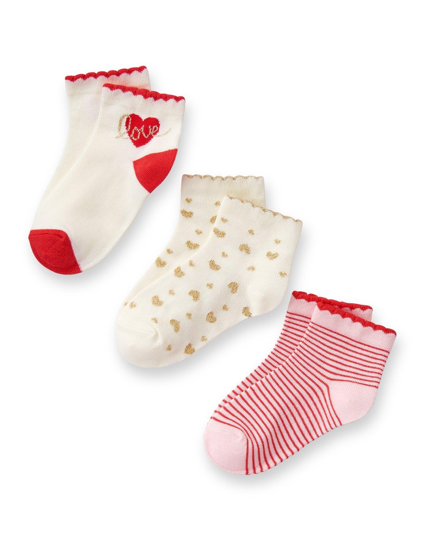 Baby/Kids Tights with Grips - Ivory White 3-pack