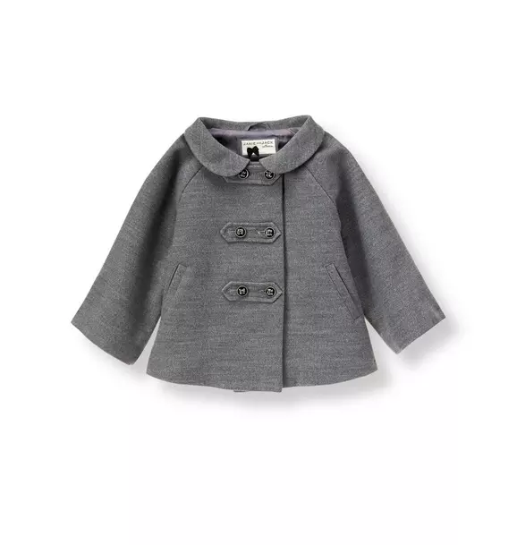 Double Button Swing Coat image number 0