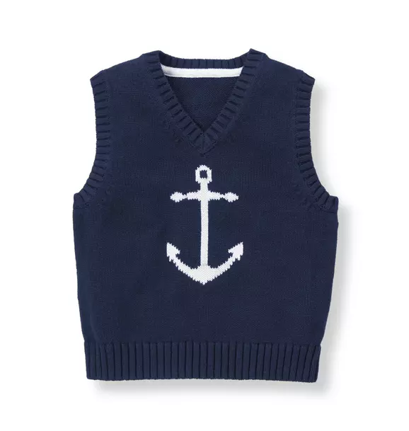 Anchor Sweater Vest