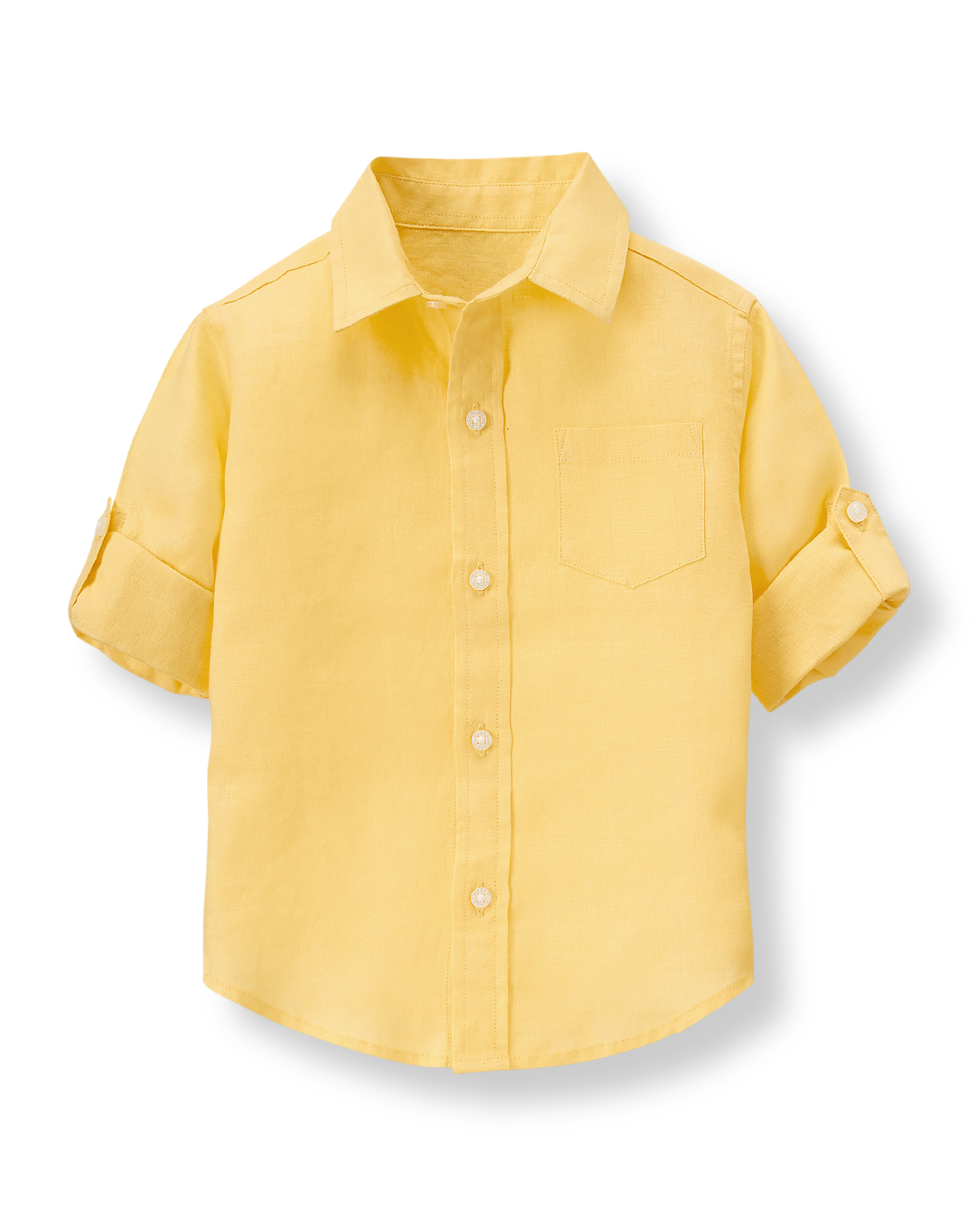Roll-Cuff Linen Shirt image number 0