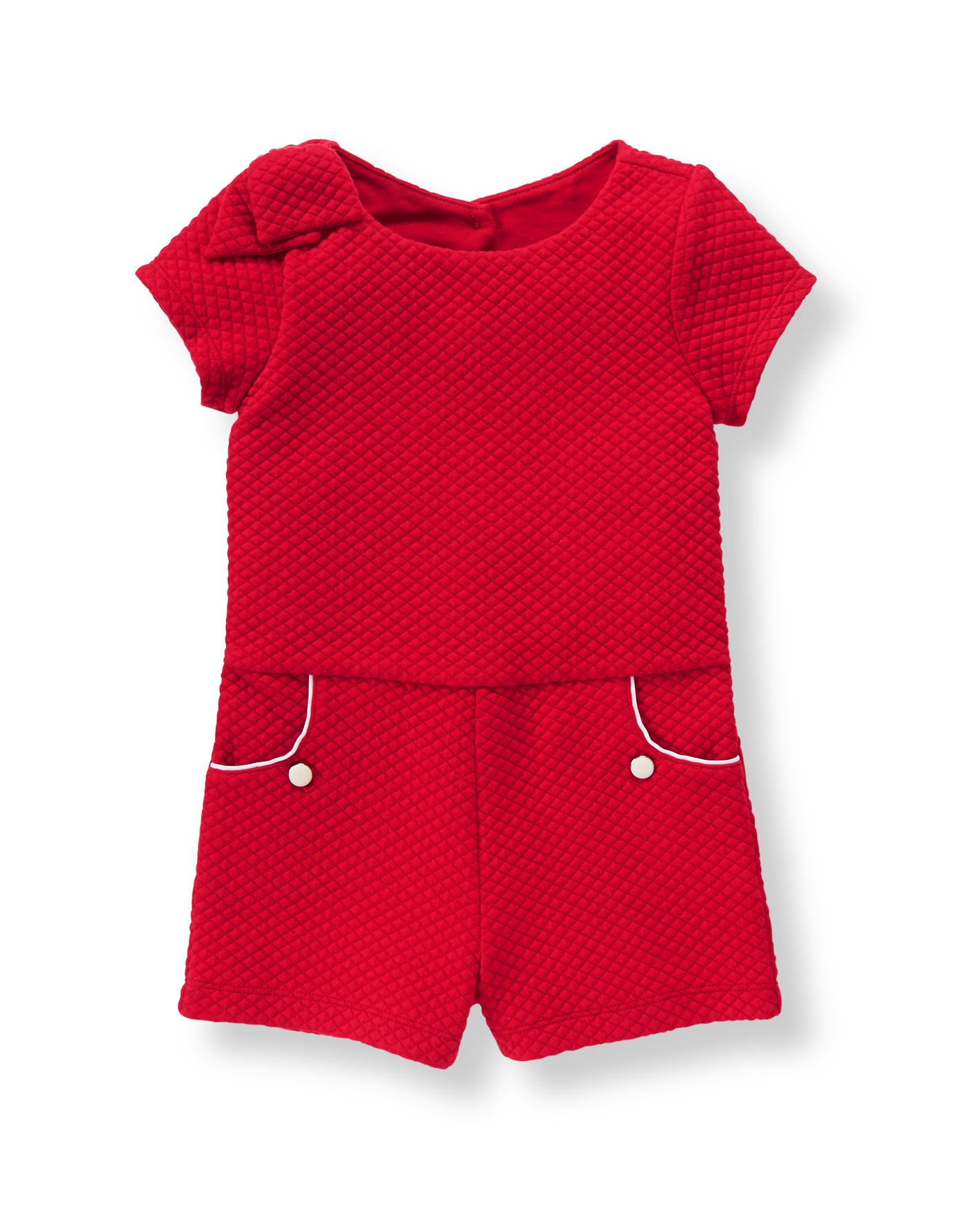 Quilted Jacquard Romper image number 0