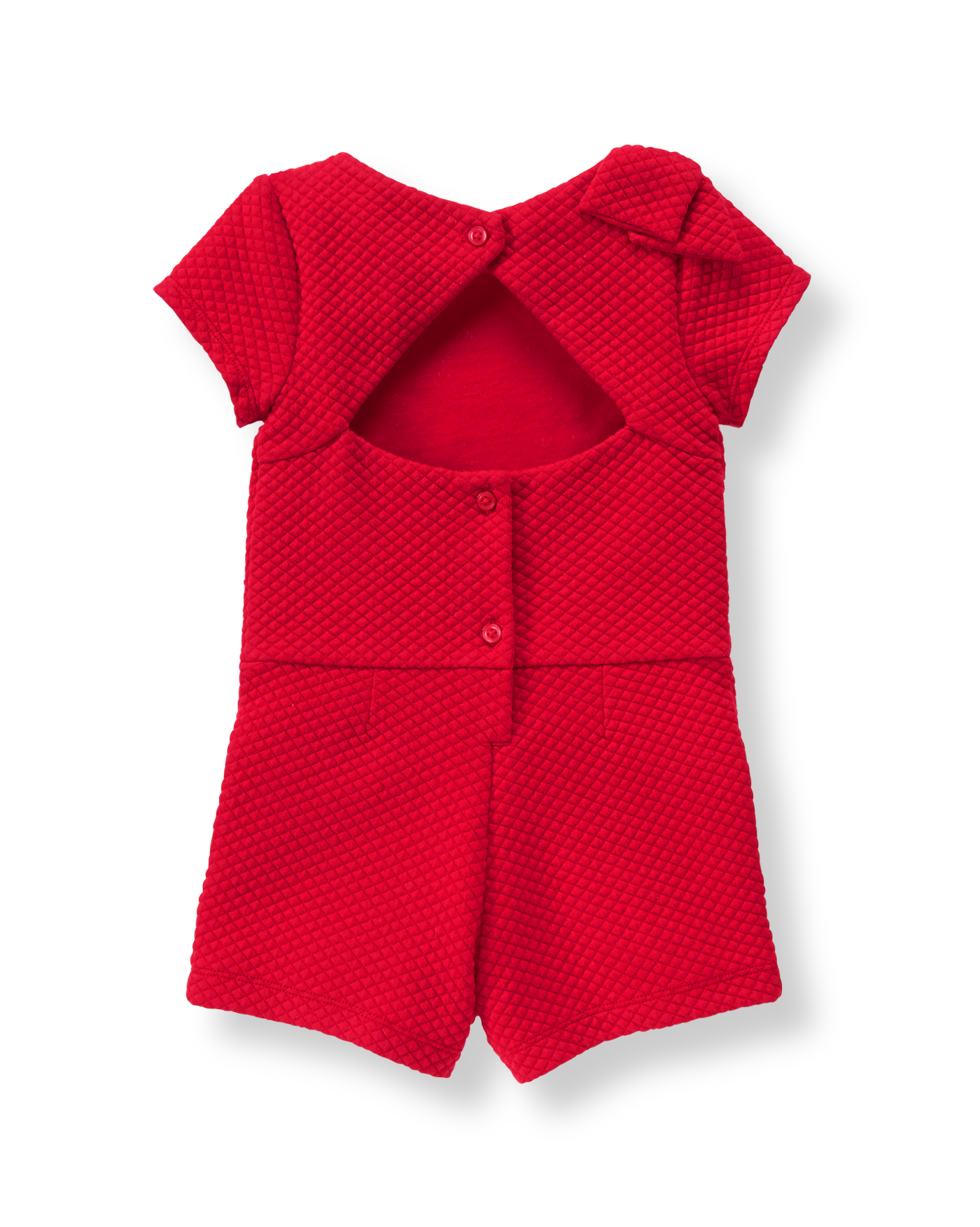 Quilted Jacquard Romper image number 1