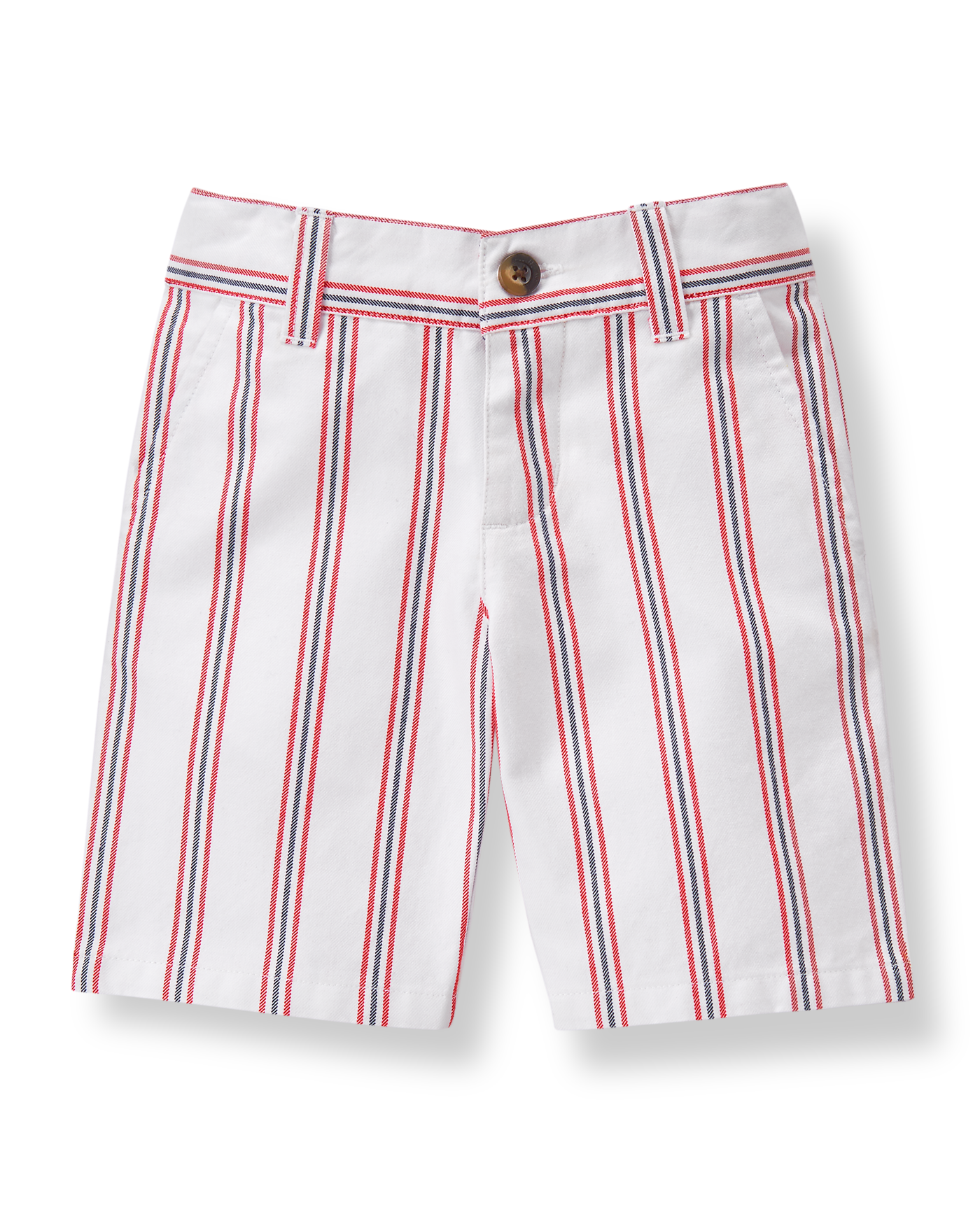Striped Twill Short image number 0