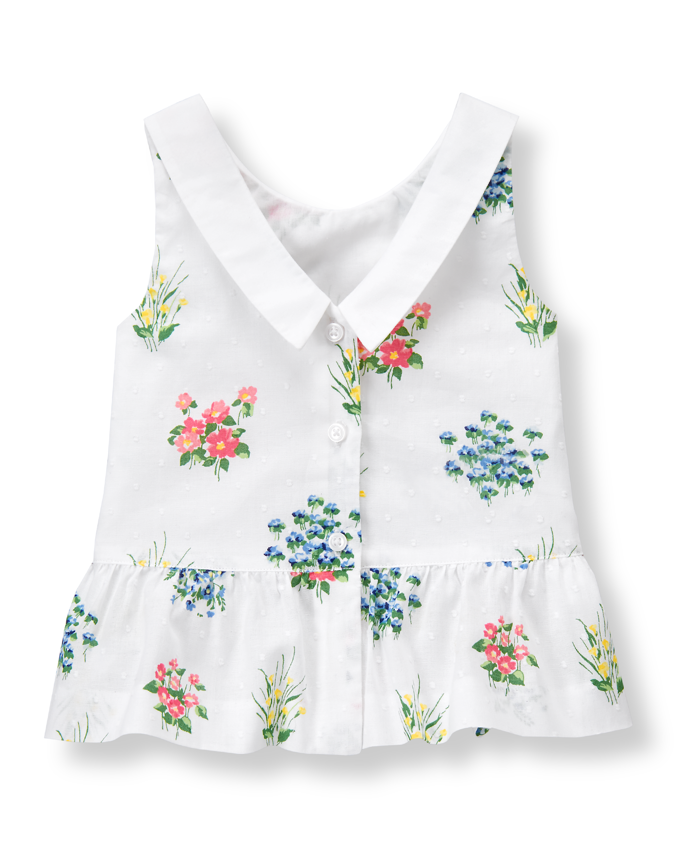 Floral Swiss Dot Top image number 1