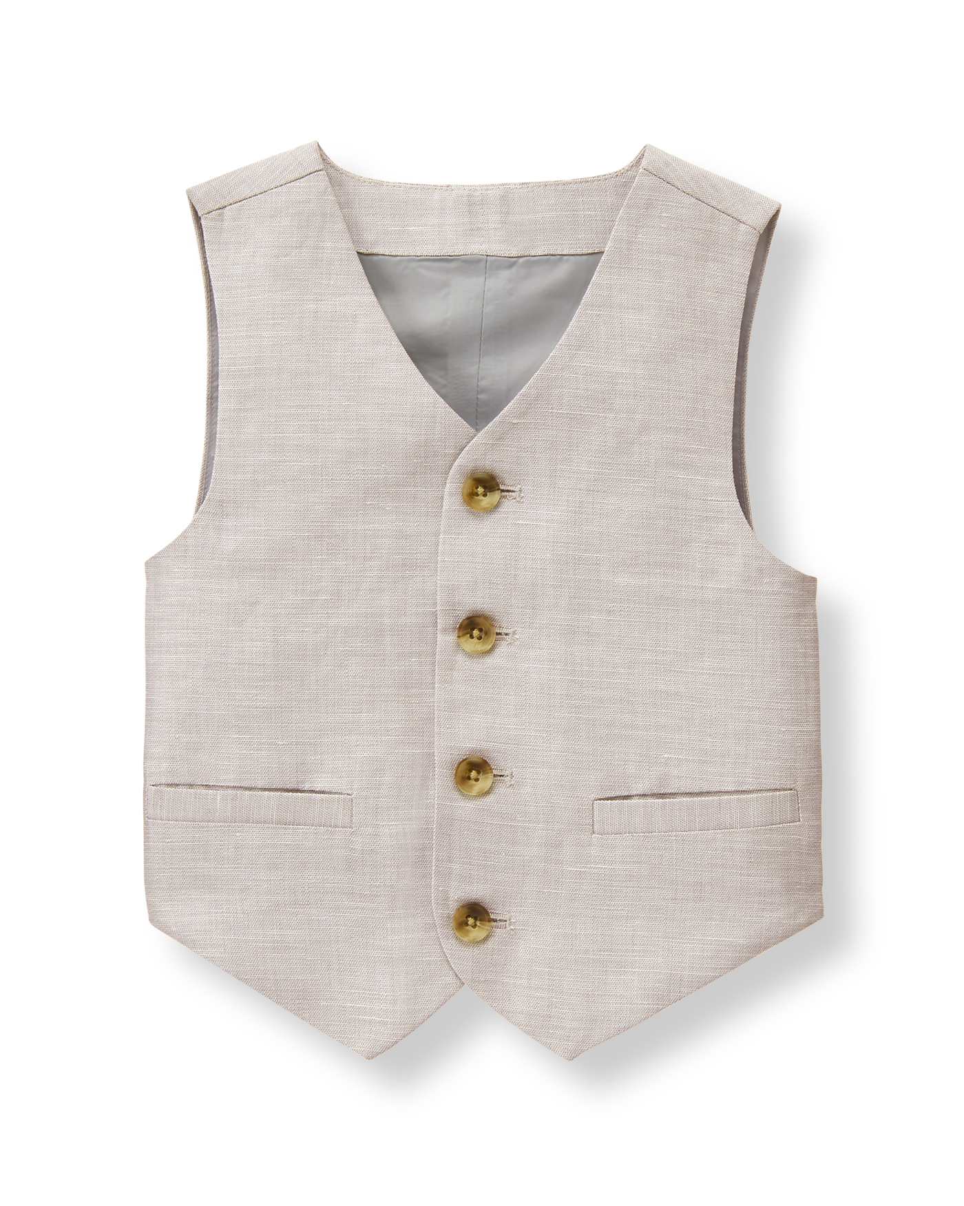 Linen Blend Suit Vest image number 0