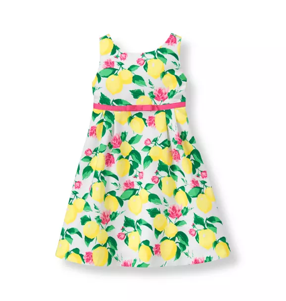 Lemon Pique Dress image number 0