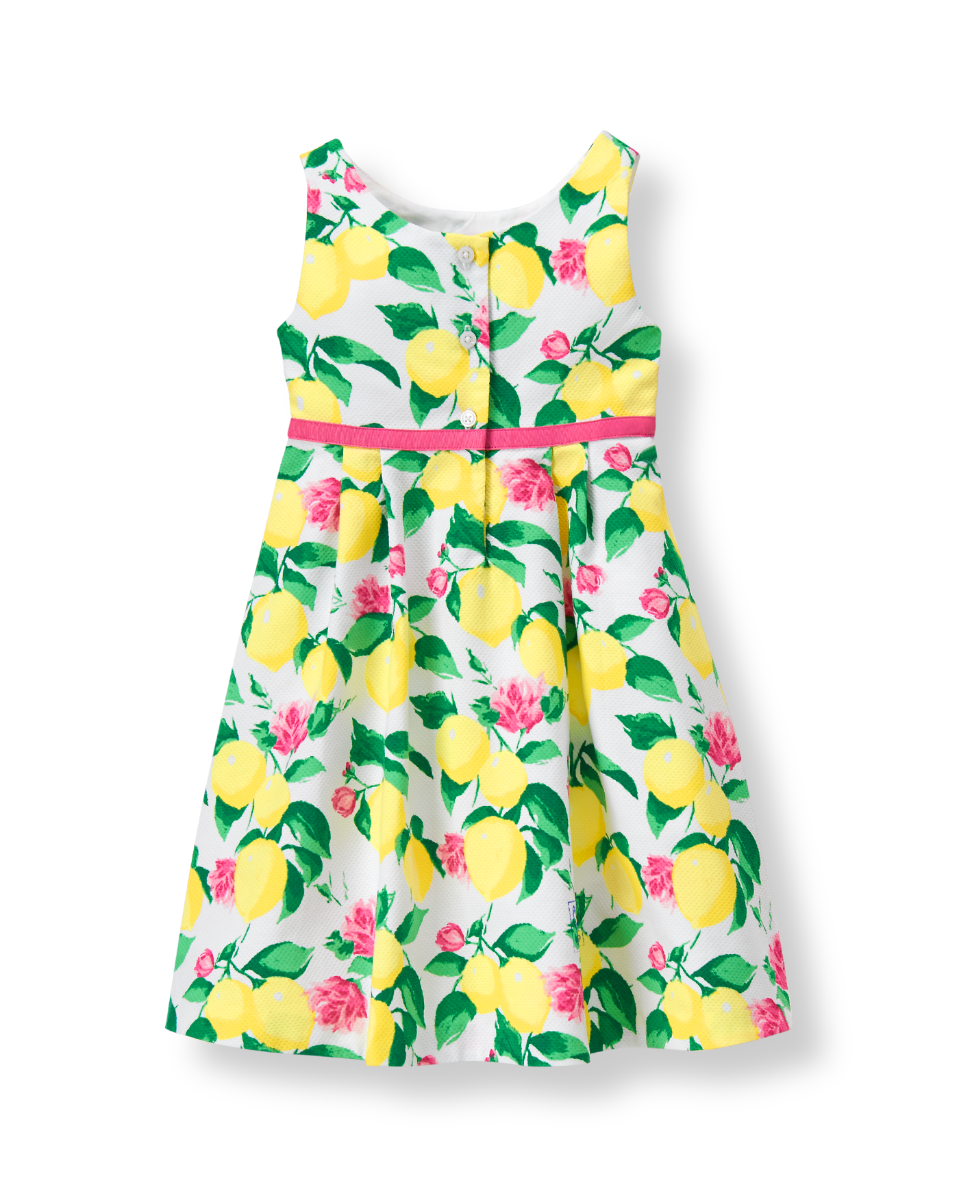 Lemon Pique Dress image number 1