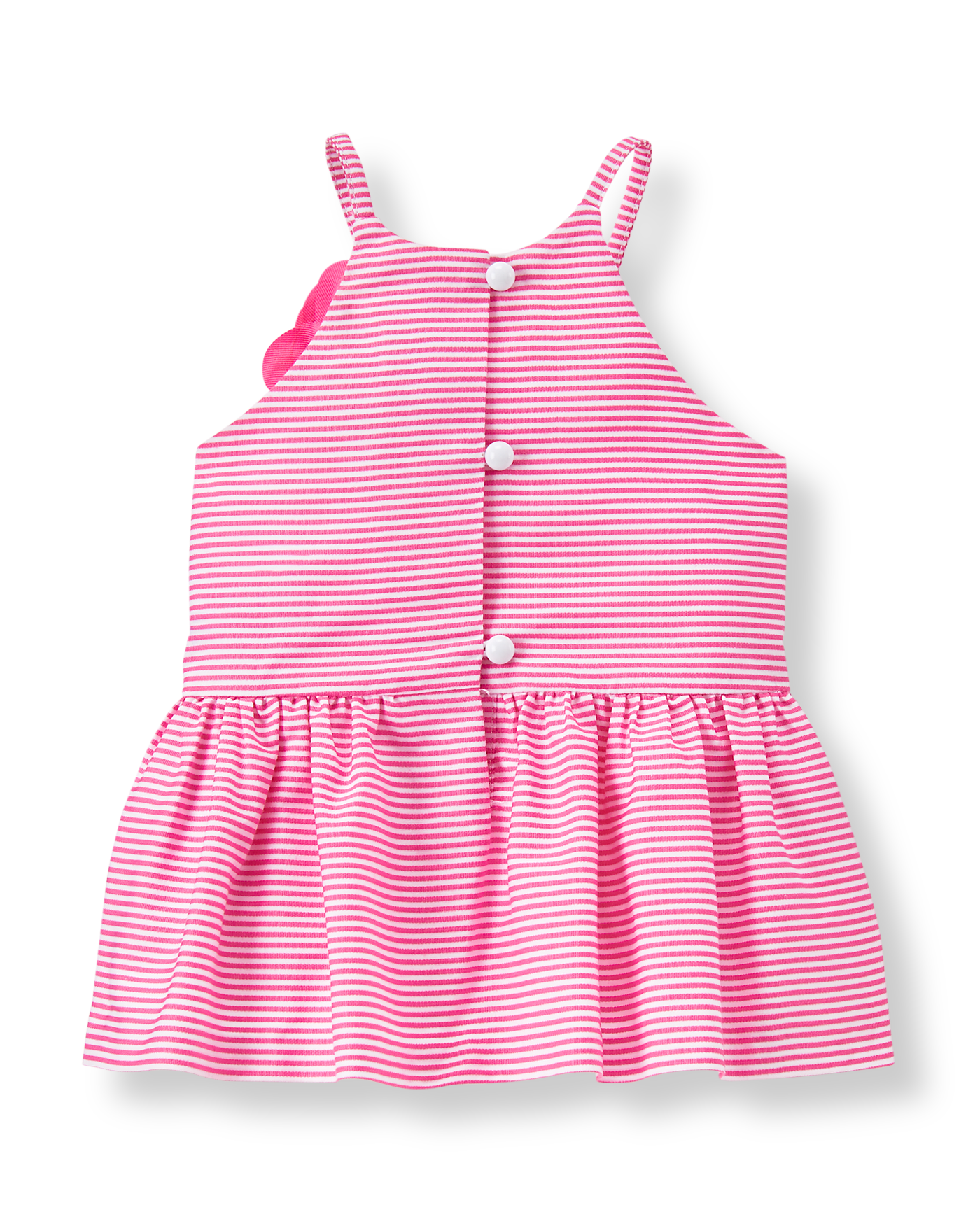 Striped Peplum Top image number 1