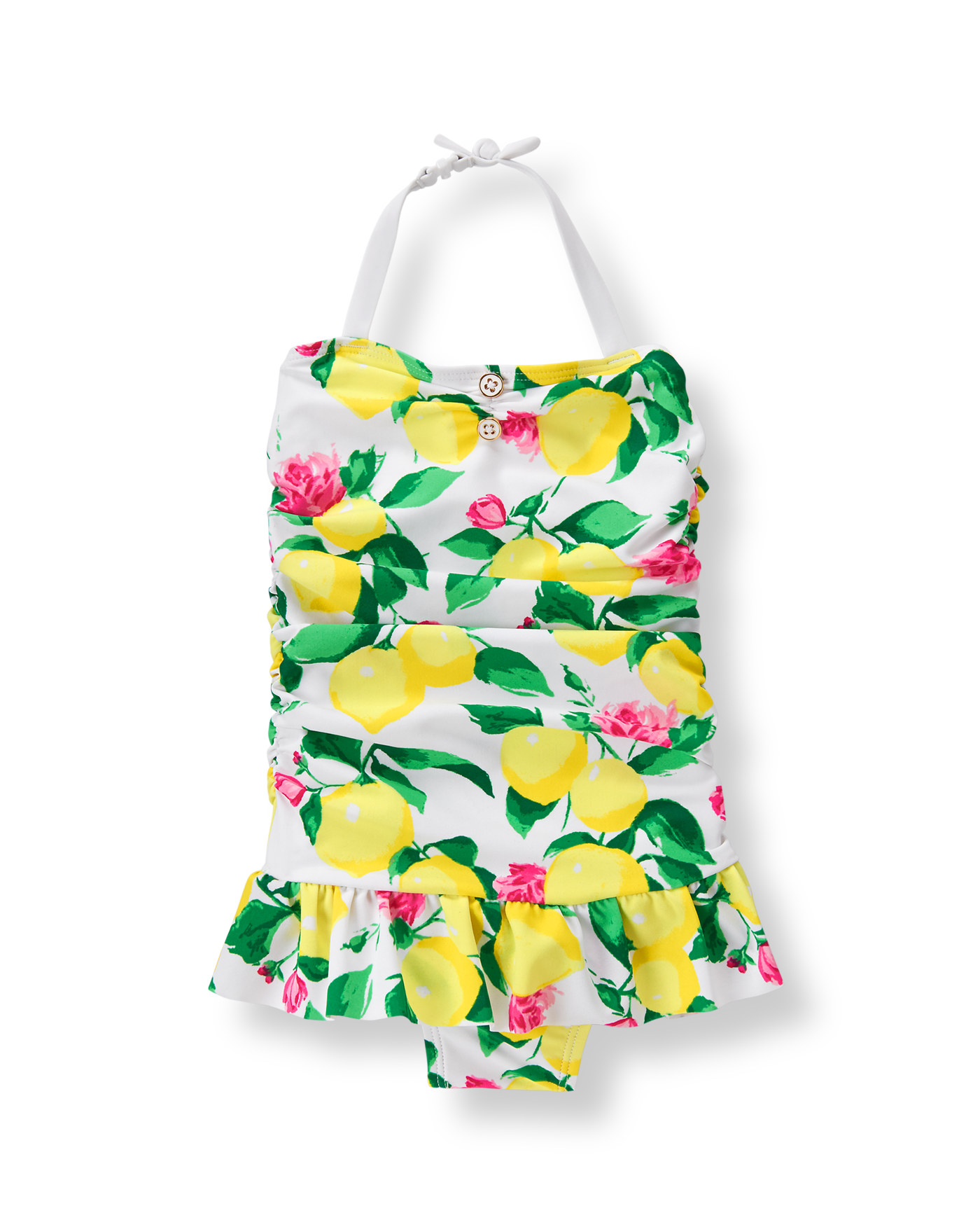 Girls lemon bathing suit on sale