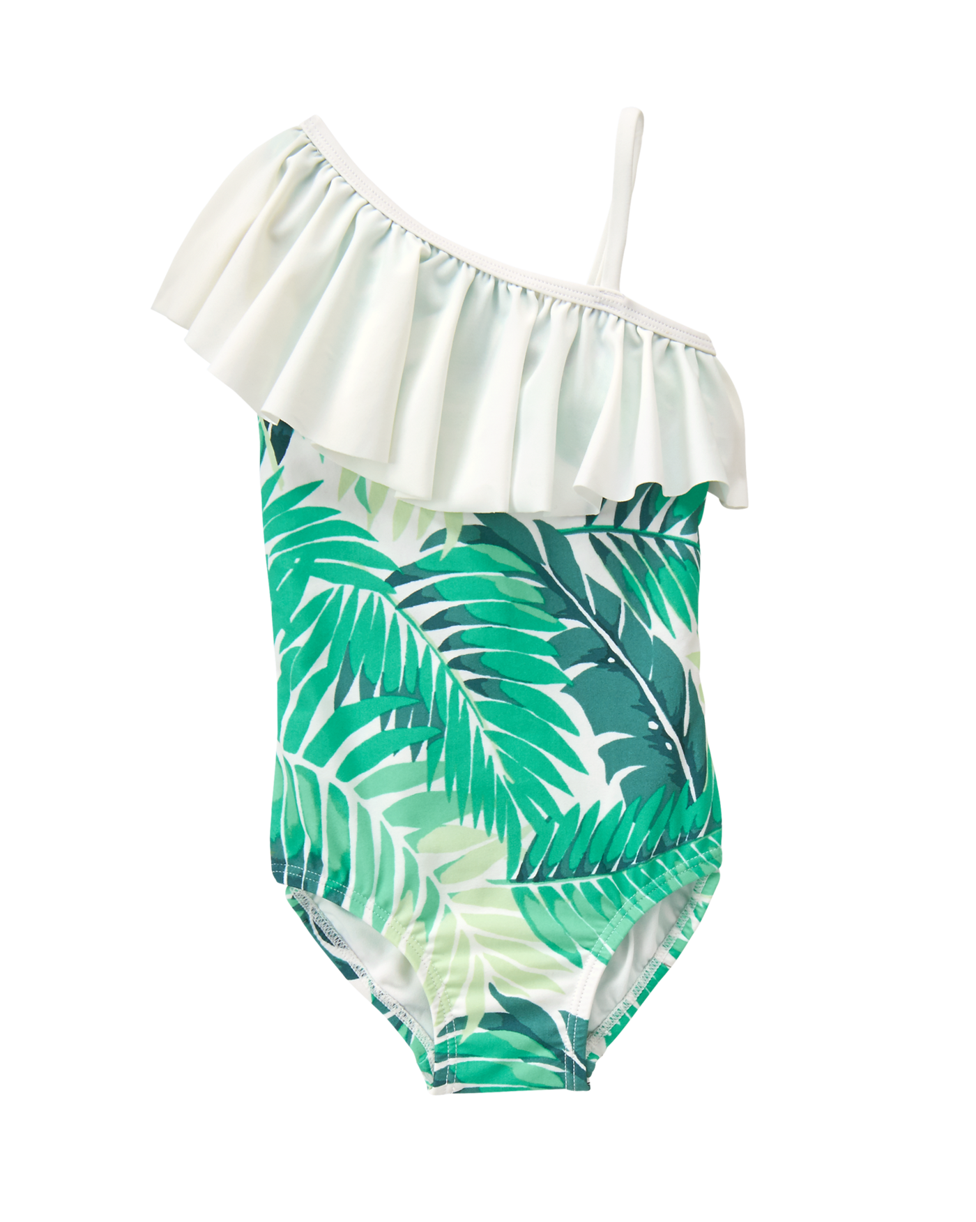Palm Ruffle Swimsuit image number 0