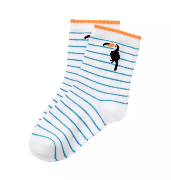 Striped Toucan Sock image number 0