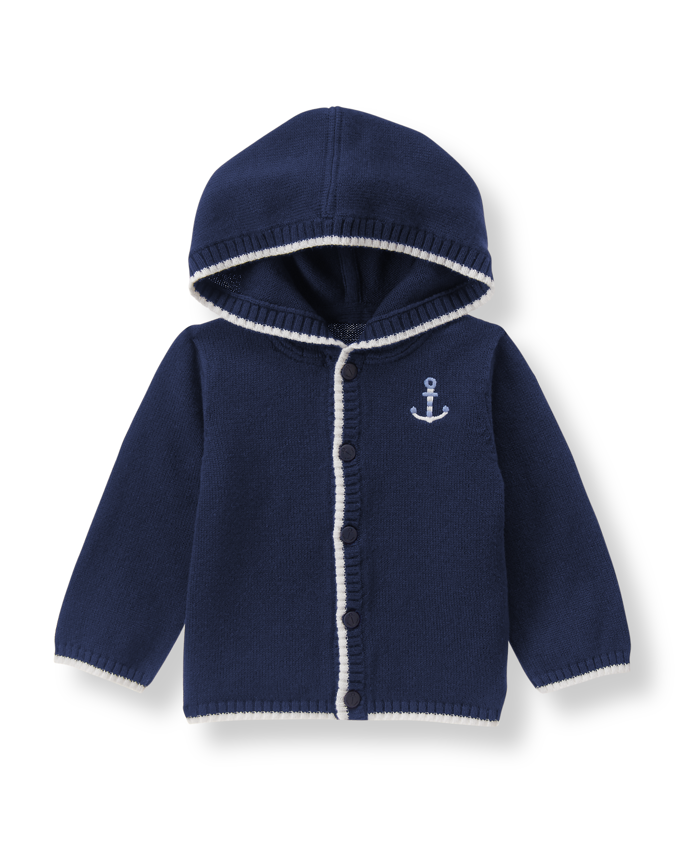 Hooded Anchor Cardigan image number 0