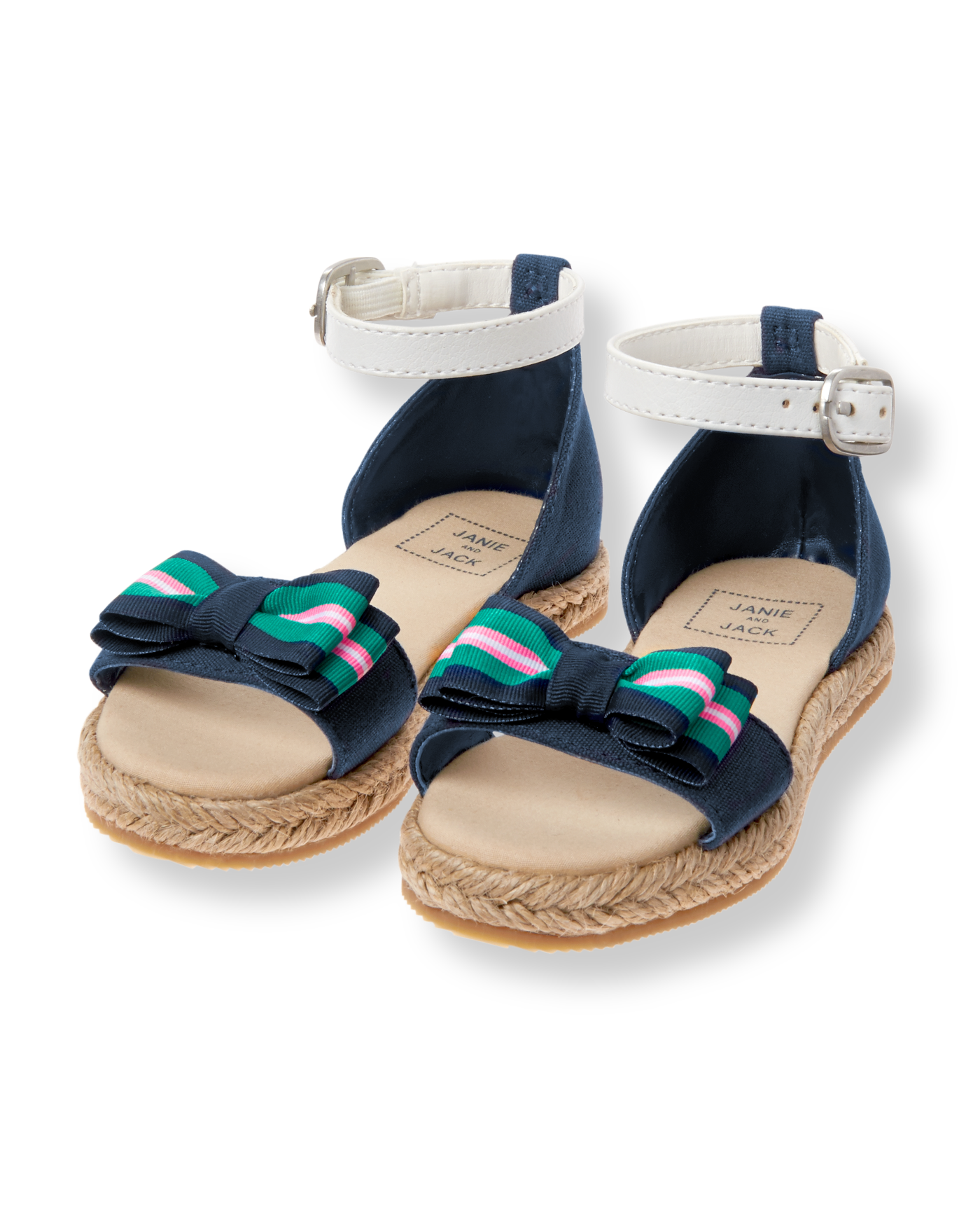 Striped Bow Espadrille image number 0
