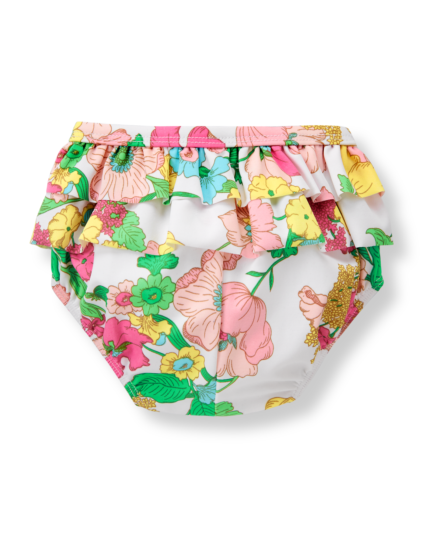 Floral Swim Diaper Cover image number 1