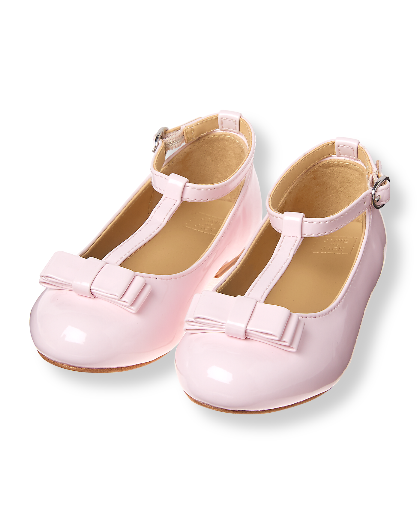 Accessories Pastel Pink Patent Bow Flat by Janie and Jack