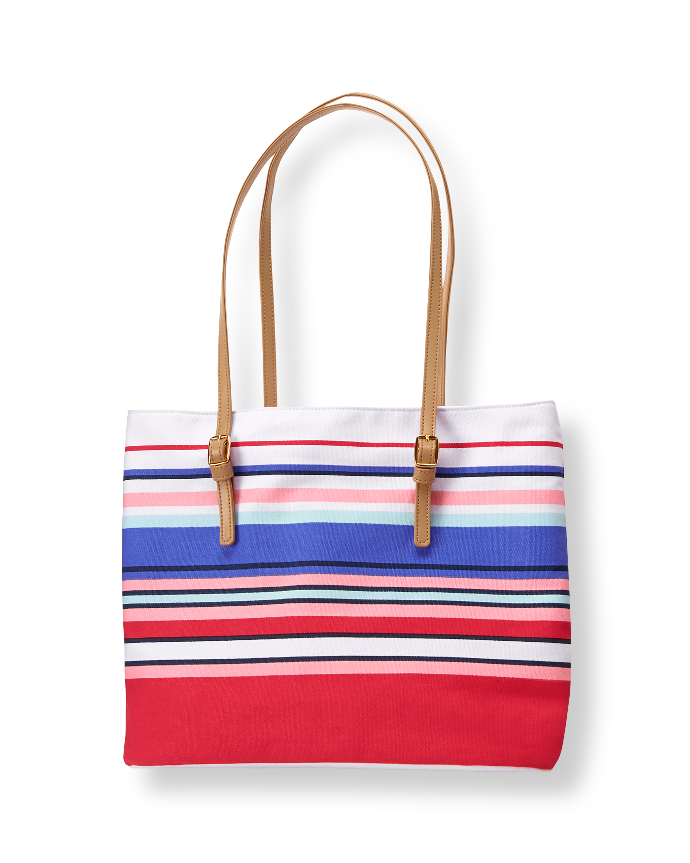 Striped Canvas Tote image number 0