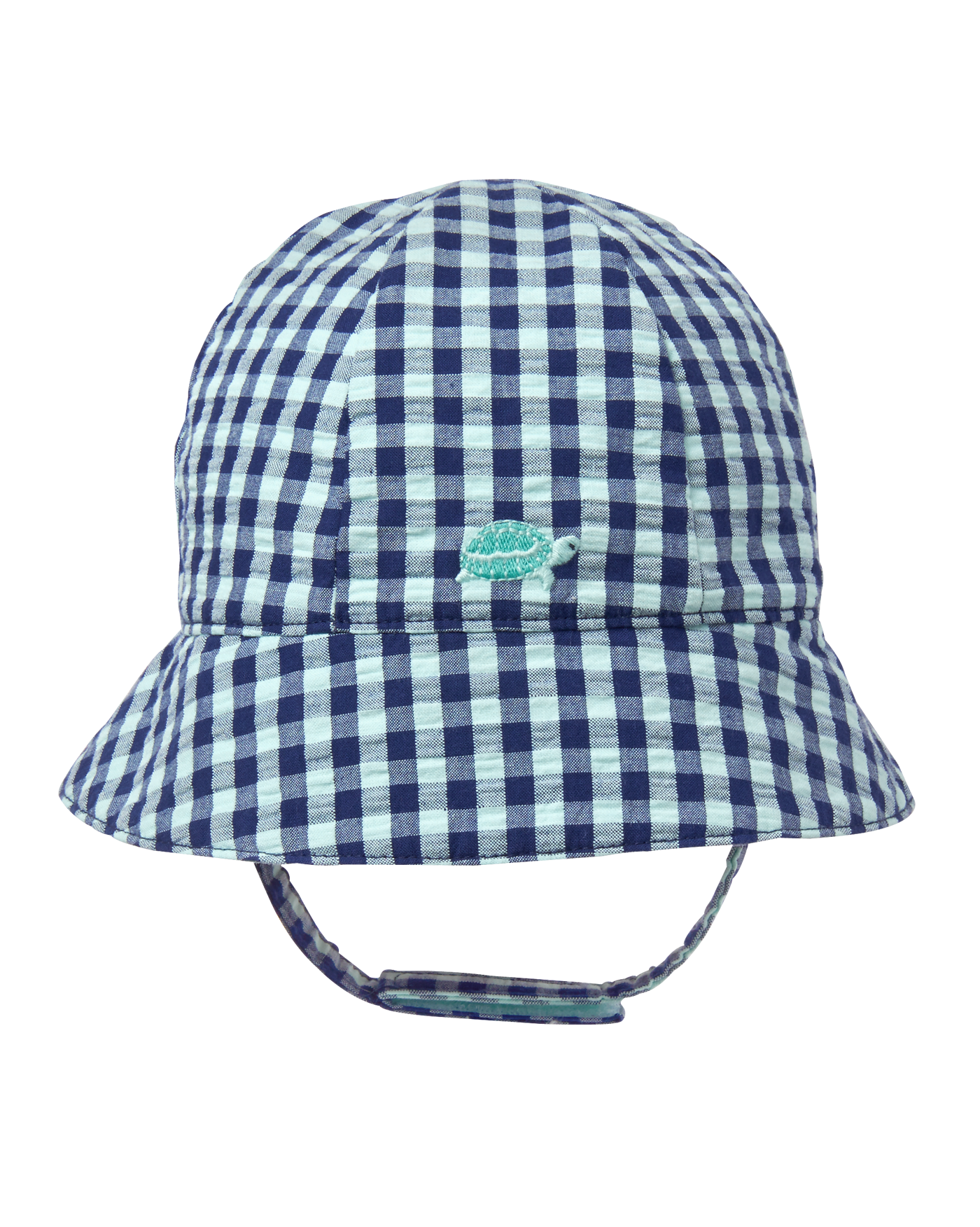 Gingham Turtle Hat image number 0
