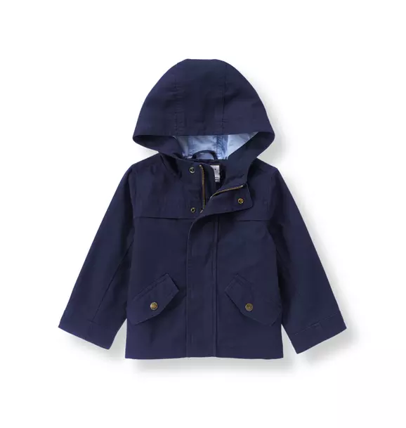 Hooded Canvas Coat