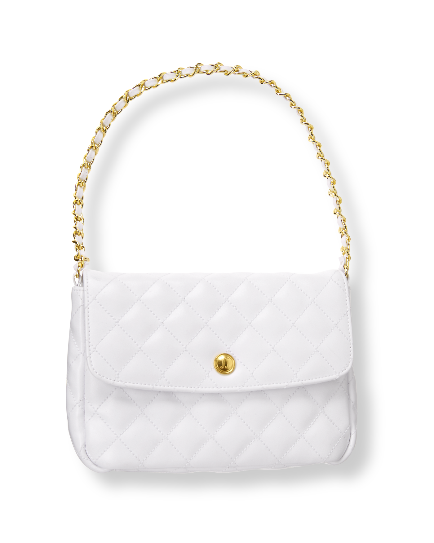 Girl White Quilted Purse by Janie and Jack