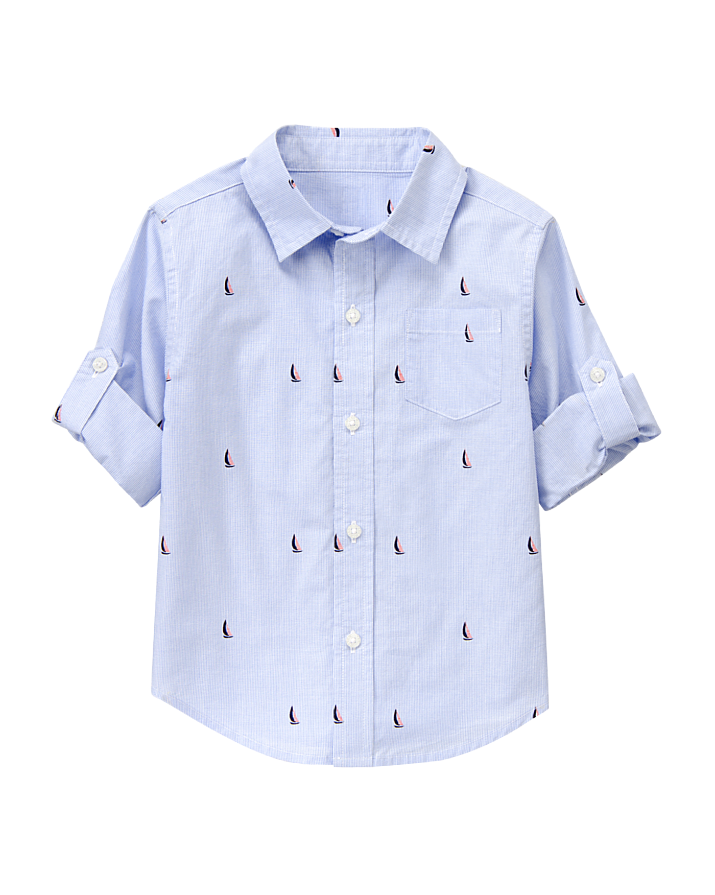 Roll-Cuff Boat Shirt image number 0