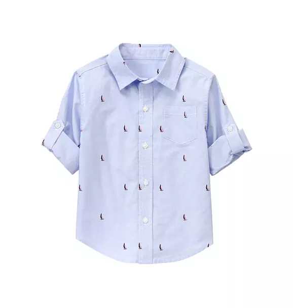 Roll-Cuff Boat Shirt image number 0