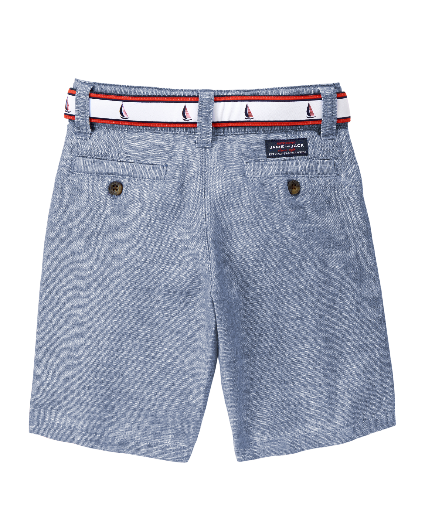 Belted Linen Short image number 1